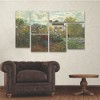 Trademark Fine Art - Claude Monet 'Artist's Garden In Argenteuil' - 3 of 3