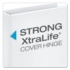 Cardinal Performer ClearVue Slant-D Ring Binder, 3 Rings, 5" Capacity, 11 x 8.5, White - 3 of 4