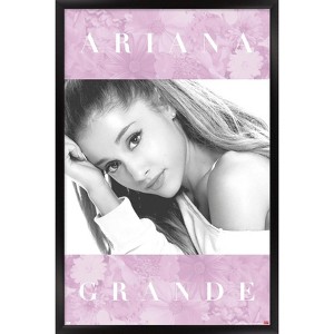 Trends International Ariana Grande - Floral Framed Wall Poster Prints - 1 of 4