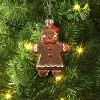 Christmas Glass Gingerbread Woman Ornament - Wondershop™ - 2 of 3