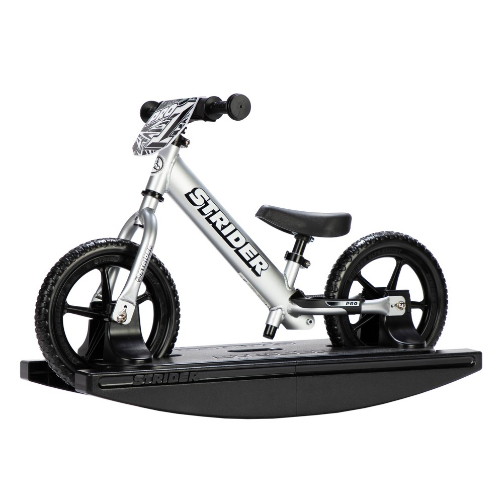 Strider 12" Pro 2-in-1 Rocking Bike - Silver