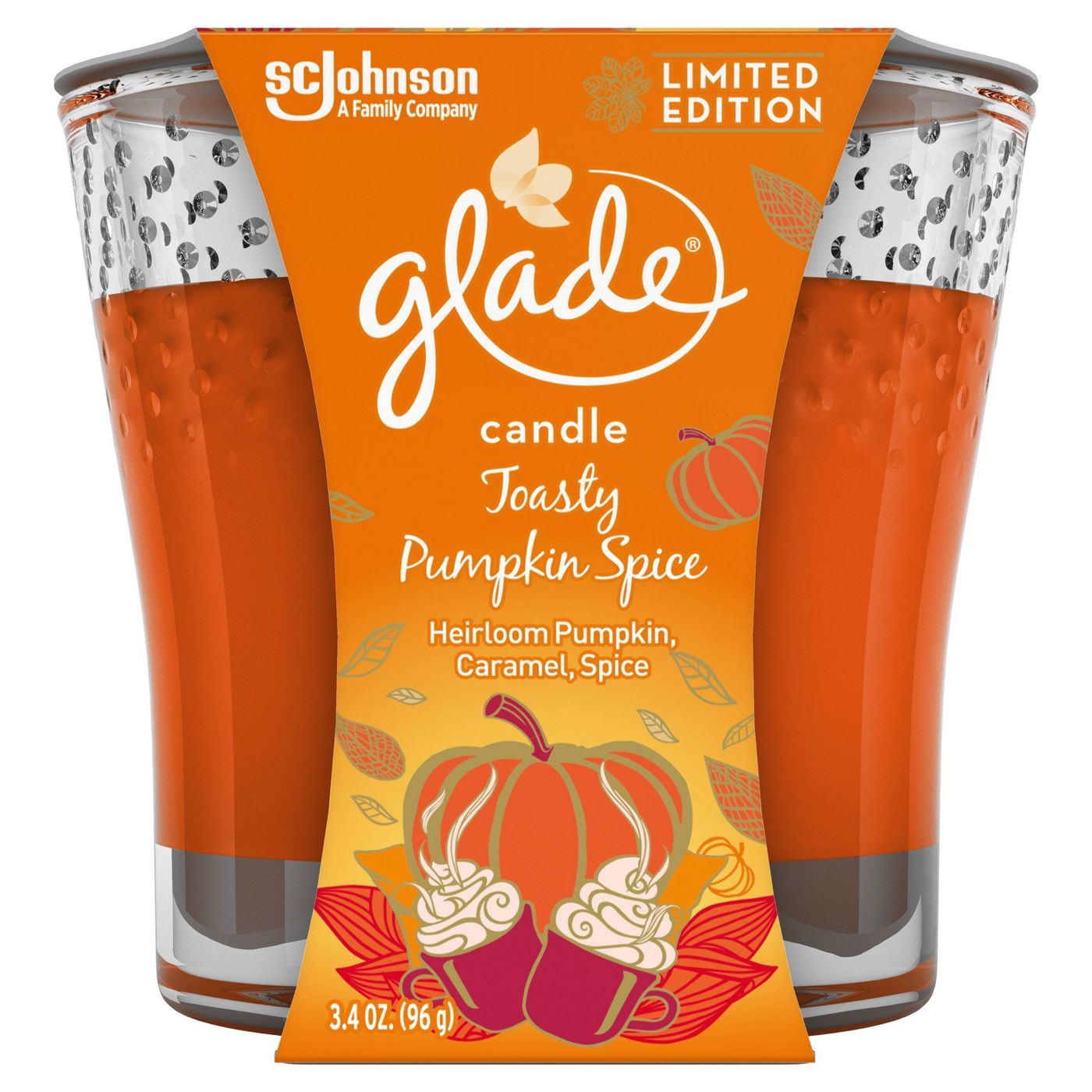Glade Candle - Toasty Pumpkin Spice - 3.4oz - image 1 of 4