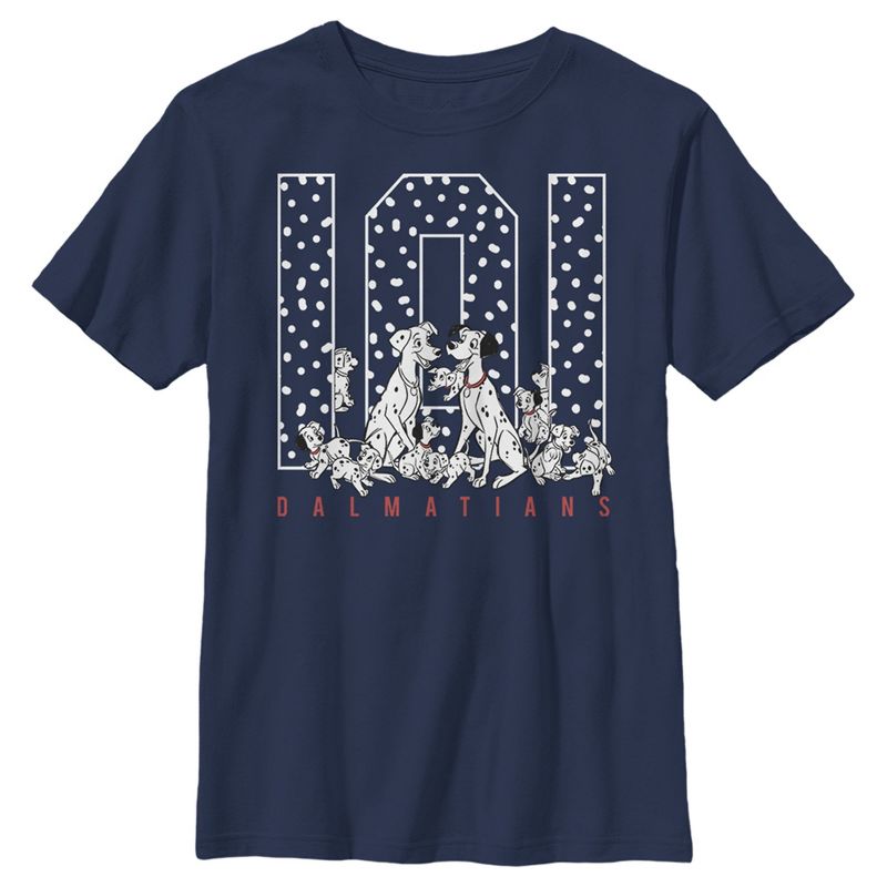 Boy's One Hundred and One Dalmatians The Whole Family T-Shirt, 1 of 5