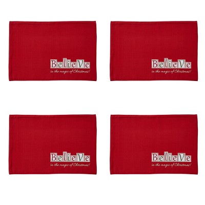 Park Designs Believe Placemat Set of 4