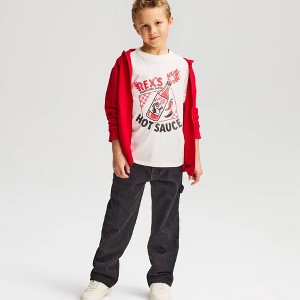 Boys' Short Sleeve 100% Cotton Hot Sauce Classic Fit Graphic T