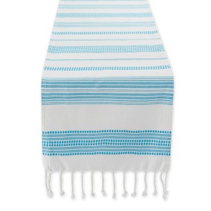 DII Surfrider Stripe Fouta Table Runner - 1 of 3