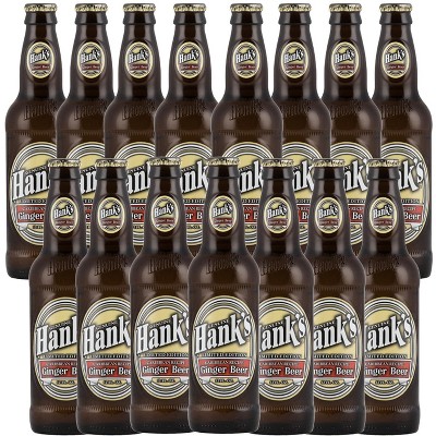 Hank's Genuine Gourmet Ginger Beer, 12 fl oz Bottles – Premium Craft Soda with Bold, Zesty Flavor – Caribbean-Inspired Recipe, Pack of 15