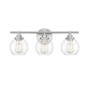 Savoy House Carson 3 - Light Vanity in  Satin Nickel - 1 of 4