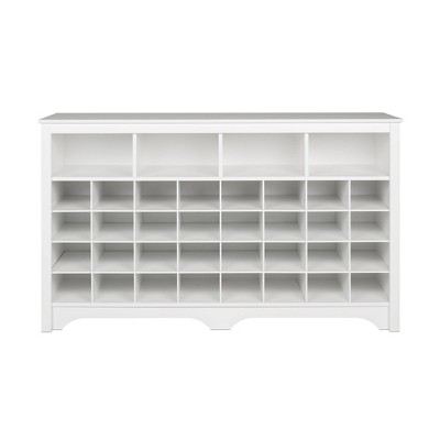 60 Entryway Shoe Cubby Console, Entryway Shoe Storage Cubby Bench