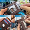 Generic Airtag Wallet for Men,with Money Clip 10 Cards Metal Case Smart Slim Pop Up Credit Card Holder - 4 of 4