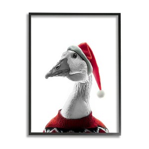 Stupell Industries Duck in Santa Hat, 16'' x 20'' - 1 of 4