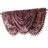Kate Aurora Organza Sheer Milawi Complete 5 Piece Window Curtain Set - 4 of 4