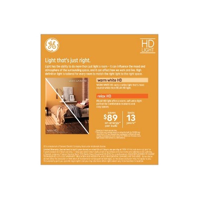 GE 2-Pack Warm White Dimmable LED Decorative Light Bulbs
