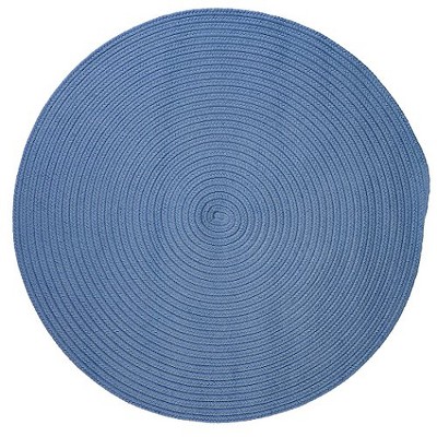Colonial Mills Boca Raton - Blue Ice 8 Ft round Round Rug Indoor/Outdoor 100% Polypropylene