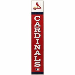MLB St. Louis Cardinals Baseball Vertical Wood Sign Panel - 1 of 4
