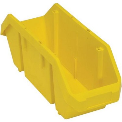 Quantum Storage Systems Quickpick Bin, 18-1/2"W X 6-5/8"D X 7"H, Allows Double Sided Access To Stored Items, Heavy-Duty Polypropylene