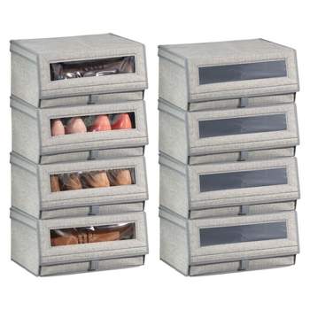 5 Tier Shoe Rack Large Organizer Storage Cabinet For 25 Pairs Fabric Shoe  Black - Comhoma : Target