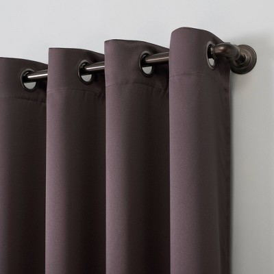 Fig Polyester 108" Blackout Grommet Curtain Panel