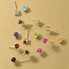 Ross-Simons 7.00 ct. t.w. Multi-Gemstone Jewelry Set: 7 Pairs Of Stud Earrings in 18kt Gold Over Sterling - 3 of 4