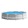 INTEX 10ft x 30in Prism Metal Frame Above Ground Swimming Pool with Filter Pump and Cleaning Maintenance Kit with Vacuum, Skimmer and Pole 26701EH - 2 of 4