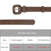 INSPIRE CHIC Womens 0.9" Width Pure Faux Leather Waistband Belts 1Pc - 4 of 4
