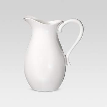 64oz Glass Straight Side Pitcher With Lid - Threshold™ : Target