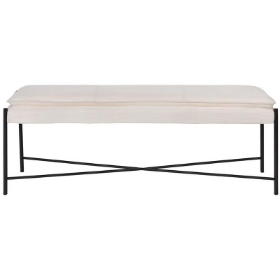 Kara Cushioned X Bench  - Safavieh
