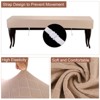 Unique Bargains Stretch Anti-Dust Protecting Dining Chair Slipcovers for 42" - 54" Bench - 3 of 4