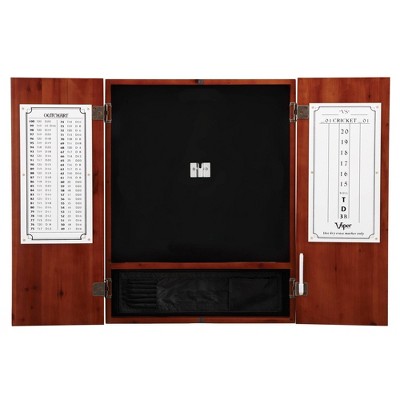 Viper Metropolitan Cinnamon Steel Tip Dartboard Cabinet