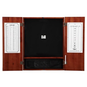 Viper Metropolitan Cinnamon Steel Tip Dartboard Cabinet - 1 of 2