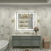 Apmir Super Bright Front & Back LED Lighted Anti-Fog Tempered Glass Bathroom/Vanity Mirror with ETL & 3-Year Warranty - 2 of 4