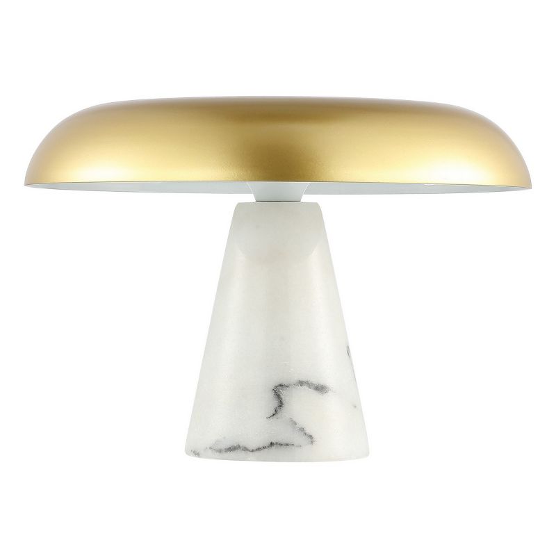 Vaughan 10 Inch Table Lamp - Brass Gold/White - Safavieh., 3 of 7
