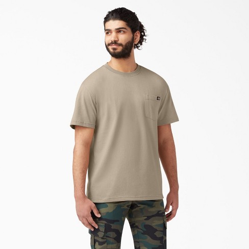 Dickies Heavyweight Short Sleeve Pocket T-Shirt, Desert Sand (DS), S