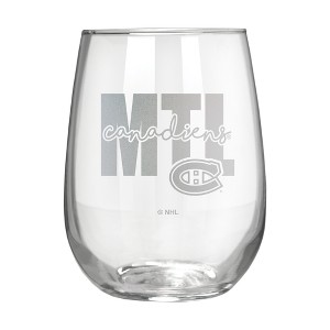 NHL Montreal Canadiens The Vino Stemless 17oz Wine Glass - Clear - 1 of 1