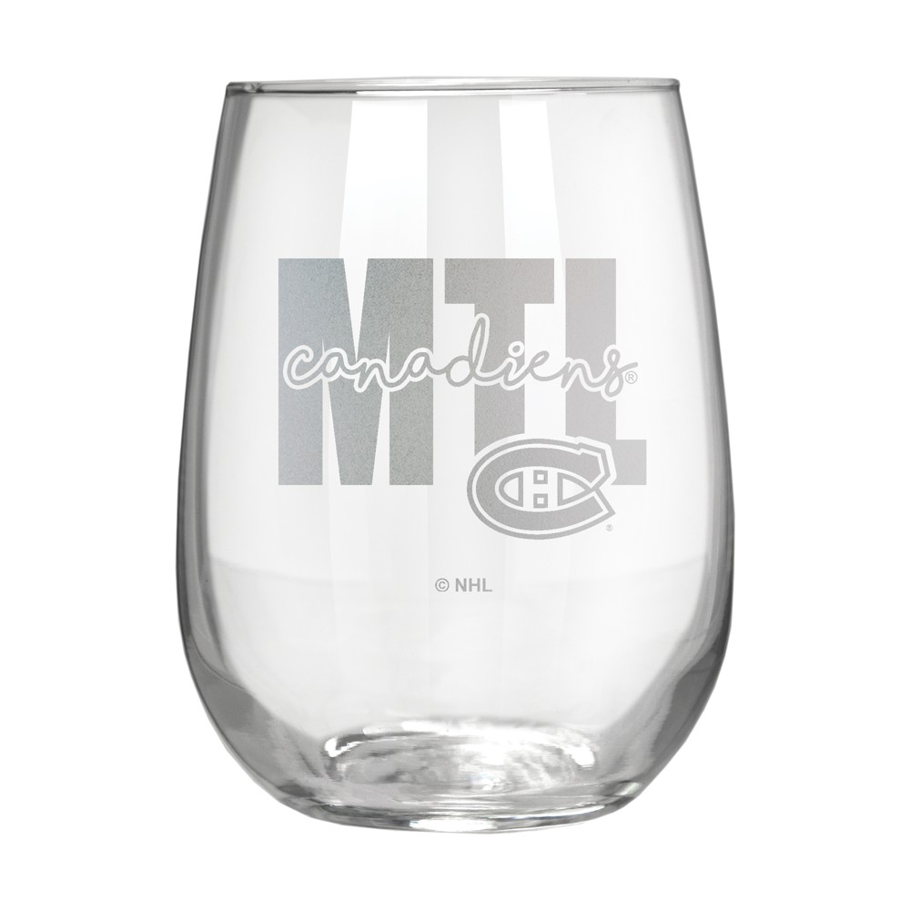 Photos - Glass NHL Montreal Canadiens The Vino Stemless 17oz Wine  - Clear