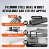 VEVOR Stainless Steel Work Table 24 x 18 x 38 Inch, with 4 Wheels, 3 Adjustable Height Levels, Heavy Duty Food Prep Worktable, Silver - 3 of 4