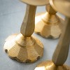 Sullivans Gilded Classic Pillar Candle Holders Set of 3, 10.5"H, 8.5"H & 6.5"H Gold - 2 of 4