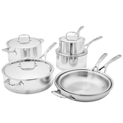 Demeyere Atlantis 10-pc Stainless Steel Cookware Set