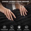 Aukfa Oversized Cloud Sofa Chaise Lounge,2-Piece Corduroy Sleeper Sectional with Pillows, Deep Seat, No Assembly Required - 2 of 4
