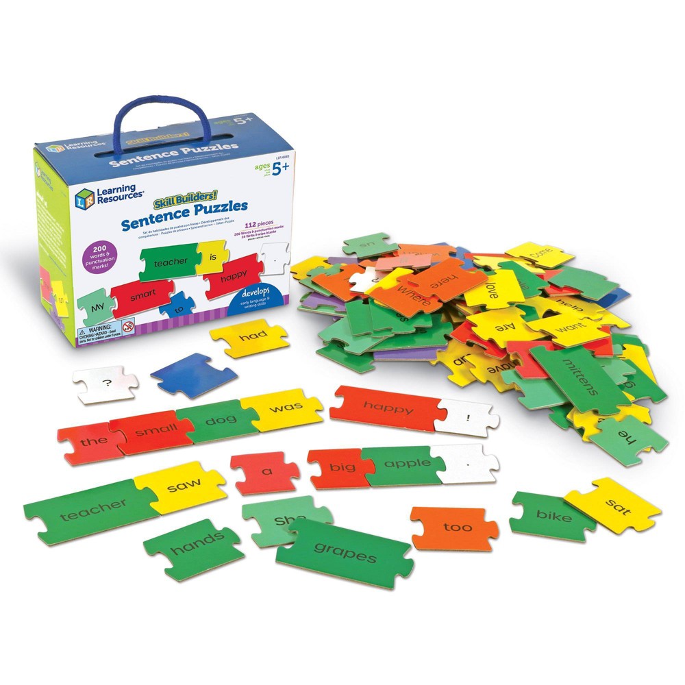 Photos - Educational Toy Learning Resources Skill Builders! Sentence Puzzles 