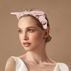 REGALWOVEN Women's Classic Soft comfortable Cute Knot Bow Headband 2 Pcs - 2 of 3