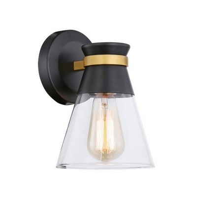 Artcraft Lighting Kanata 1 - Light Sconce in  Black/Brushed Brass