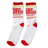 H3 Sportgear Cup Noodles White Knit Unisex Crew Socks | Shoe Size 8-12, Sock Size 10-13 - 2 of 4