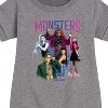 Girls' - Monster High - Monsters Group Graphic Short Sleeve Fleece Dress - 2 of 4