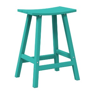 WestinTrends Outdoor Patio Adirondack Counter Height Stool Chair - 1 of 4