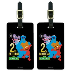 Sesame Street Sesame Street 2nd Birthday Luggage ID Tags Set of 2 - 1 of 4