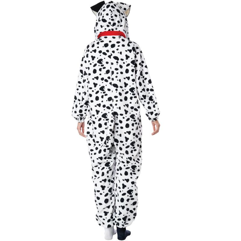 California Costumes Dalmatian Fleece Jumpsuit Adult Costume, 3 of 4
