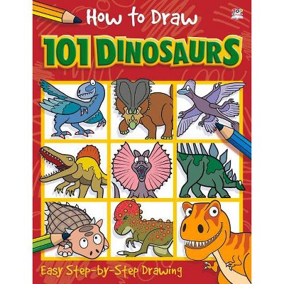 How to Draw 101 Dinosaurs - by  Nat Lambert & Imagine That (Paperback)