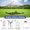 Karl Home | 10 Ft. X 10 Ft. White Outdoor Folding Canopy - 3 of 4