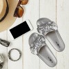 Roxoni Women’s Metallic Bow Slide Sandals – Stylish, Comfortable & Non-Skid Slip-Ons - 4 of 4